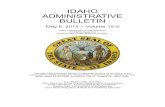 May 2015 Idaho administrative rules bulletin