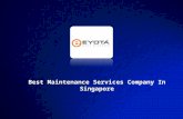 Maintenance Services in Singapore