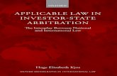 Arbitration-Applicable Law in Investor-State Arbitration