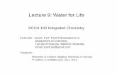 Lecture 9 Water-handout