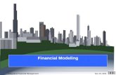 Presentation on Financial Modeling