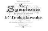 Tchaikovsky - Symphony 4 Piano Reduction