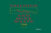 Handbook Tailings and Mine Waste 2008