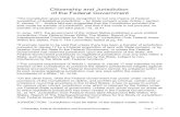 Citizenship and Jurisdiction of the Federal Government-docs