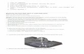 Instructions HDD removal