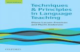 Techniques and Principles to Teach English