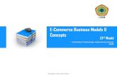3rd Week - E-Commerce Business Models and Concepts