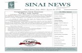 Sinai News May-july 2015