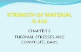 JJ310 STRENGTH OF MATERIAL Chapter 2 Thermal Stresses and Composite Bars