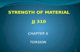 JJ310 STRENGTH OF MATERIAL Chapter 6 Torsion