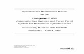 Operation and Maintenance Manual for the Gasguard 450 Gas Cabinet