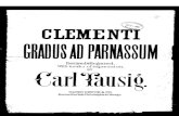[Spartito Metodo Pianoforte] Clementi - Gradus Ad Parnassum (Tausig)