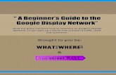 A Beginner's Guide to the Google Display Network