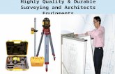 Highly Quality & Durable Surveying and Architects Equipments