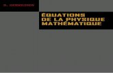 Equations Physique Mathematique