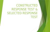 constructed response vs selected response