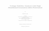 Voltage Stability With High DG Penetration