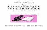 La Linguistique Synchronique - Andre Martinet