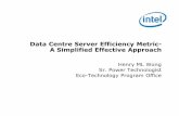 Data Center Efficiency Metrics