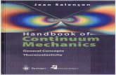 Handbook of Continuum Mechanics General Concepts Thermoelasticity by Jean Salencon