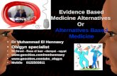 Alternatives Evidence Based Medicine