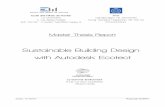 Sustainable Building Design with Autodesk Ecotec