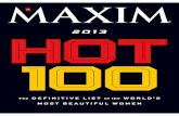 Maxim Usa - Hot 100 2013