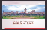 Industry Synergised MBA With SAP