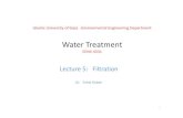 Water Treatment Lecture 5 EENV