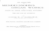 Study of Mendelssohn's Organ Works