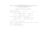 Matrix Algebra Notes