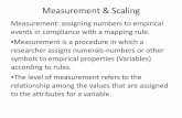 measurement and scaling technique in research design