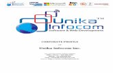 Corporate Profile of Unika Infocom India