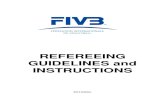 FIVB VB Referee Guidelines and Instructions 2014 Final