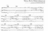 [PianoForge] You Are Not Alone Free Piano Sheet