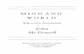 MCDOWELL. Mind and World