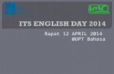 Rapat English Day 12.04.14