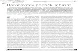 Horozovicev poeticki labirint