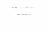 KABALEVSKY 24 Pieces for Children