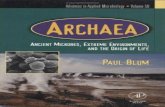 Applied Micr Archaea Ancient Microbes Extreme Environments and the Origin of Life