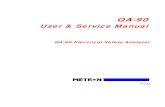 Metron Safety Analyzer QA - 90 - Service User Manual