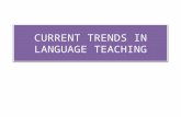 Current Trends in Language Teaching