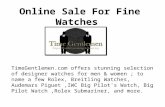 Online Sale for Fine Watches
