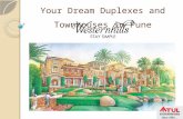 Westernhills, Baner – Garden Duplexes and townhouses in Pune by Atul Enterprises.