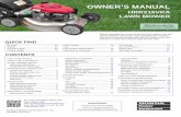 HRR216VKA Lawn Mower Owner's Manual