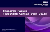CCO Cancer Stem Cells Slides