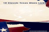 18 Texas Blues Licks