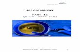 QM Training -2- Key User Manual