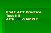 Act 55c Science Test Practice 2010