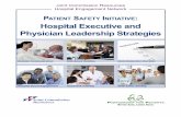 Patient Safety Initiative Hospital Executive and Physician Leadership Strategies